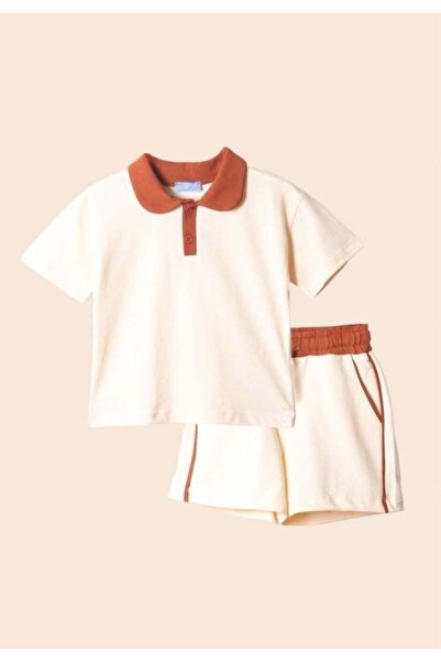 Yerel Üretici مجموعة LA CIEL PARIS ORANGE CREAM للأولاد الصغار الصيفية