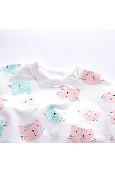 UniqueStore.ro Kitty Pink 2-piece set - 3 years