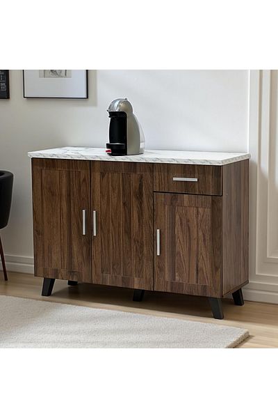 Kreslo Bottom coffee maker - elegant design with marble or wood top