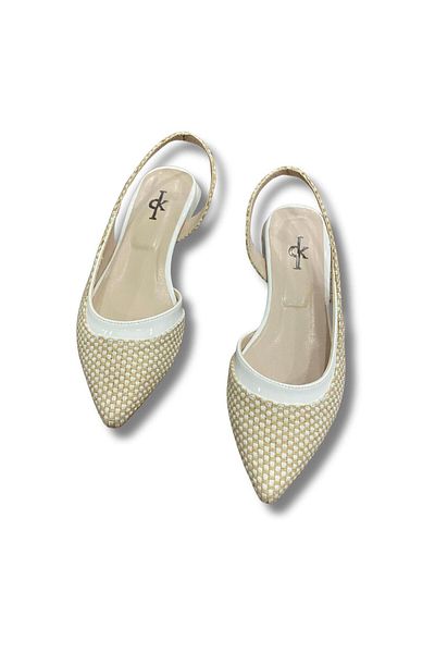 Aldina Nucci Open Back Women's Ballerinas # 1053