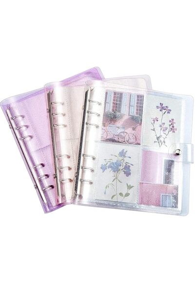 Generic Brand 3 Pcs Portable Kpop Photo Card Holder Book, 600 Pockets Inch 6 ...