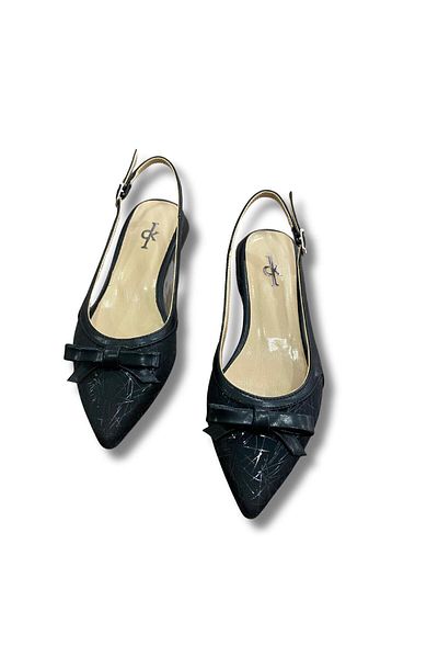 Aldina Nucci Women's Ballerinas with Open Back Bow # 1051
