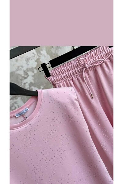 NÜANS MODA Padded Sparkling Tracksuit Set