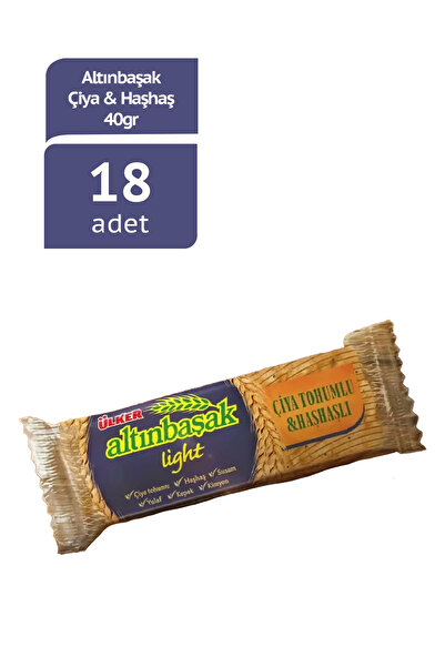 Ülker Altınbaşak Çiya & Haşhaş 5x40Gr x18 Adet