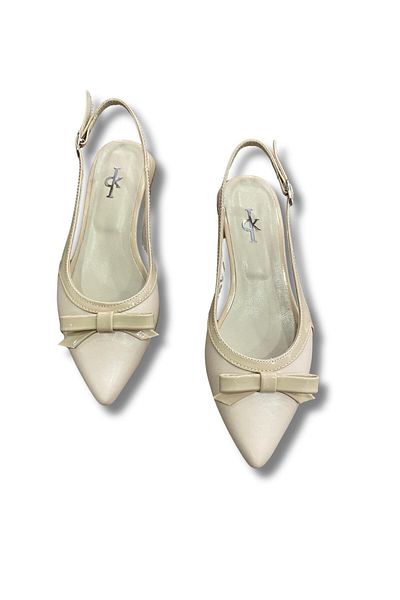 Aldina Nucci Women's Ballerinas with Open Back Bow # 1050
