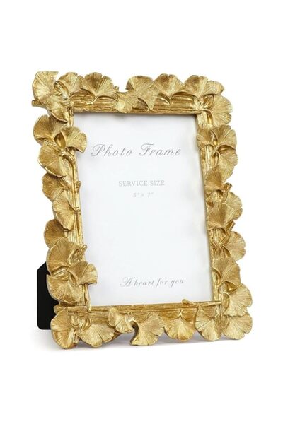 Generic Brand Yelajoy 5x7 Vintage Gold Picture Fram，Handcrafted Resin with Le...
