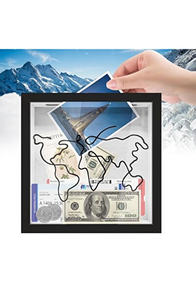 Generic صندوق أرشيف مغامرات ديي لوف، إطار صندوق ظلال للسفر مقاس 12 بوصة، صندو...