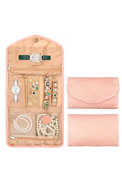 Generic منظم مجوهرات قابل للطي من هوماركت للسفر - خواتم، قلادات، أساور