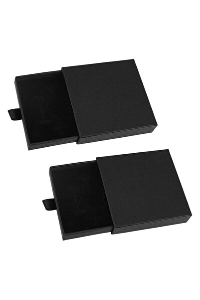 Generic صندوق مجوهرات خزنة، قطعتان من تغليف هدايا المجوهرات وسوار من الورق ال...