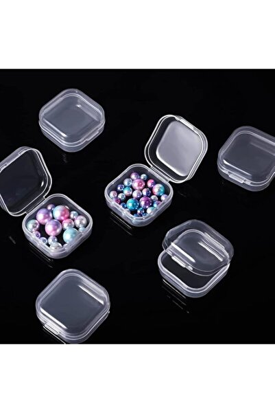 Generic Brand Containers Box, 6 Pack Small Clear Plastic Storage Containers w...