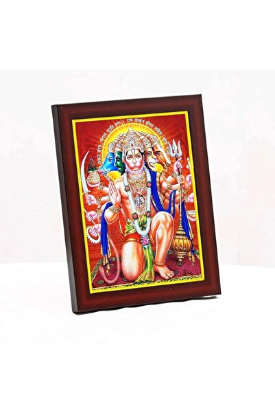 Generic إطار صورة متعرج للورد بانشموكي هانومان جي لطاولة الحائط مقاس صغير (6 ...