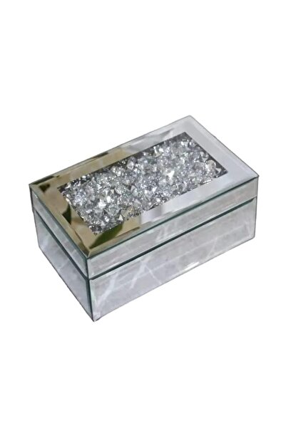 Generic Eye on Elegance EagleWiz Silver Crush Jewel Diamante Mirrored Glass C...