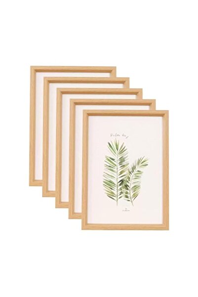 Generic إطار صورة خشبي، عبوة من 5 إطارات صور خشبية، إطار شهادة مصنوع من زجاج ...