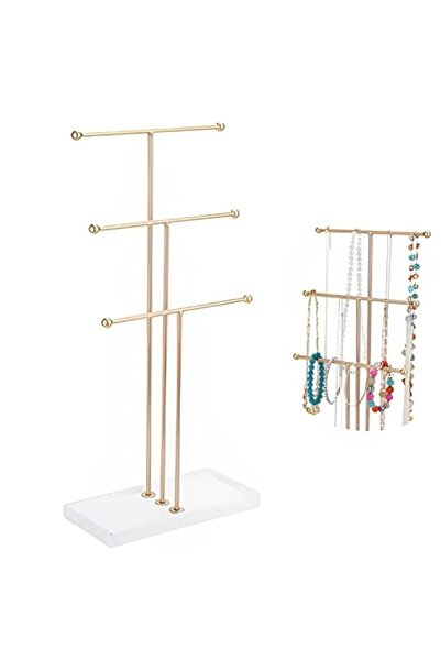 Generic Brand Beauenty Jewelry Organizers Rack,3 Tier Trigem Hanging Jewelry ...