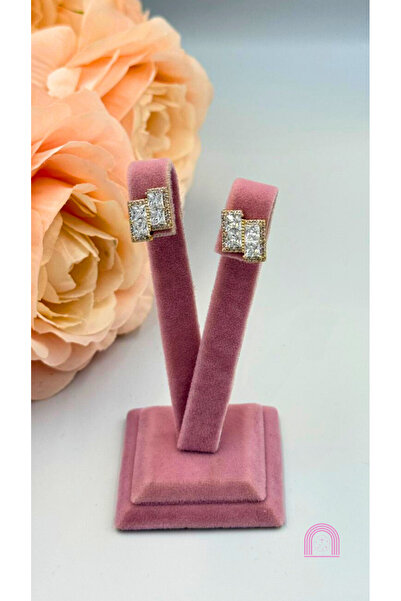 Moond Accessories Xuping Zircon Stone Gold Earrings