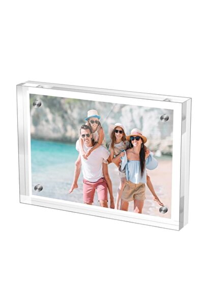 Generic Brand 5×7 Inches Acrylic Picture Frame，Clear Magnetic Picture Frame f...