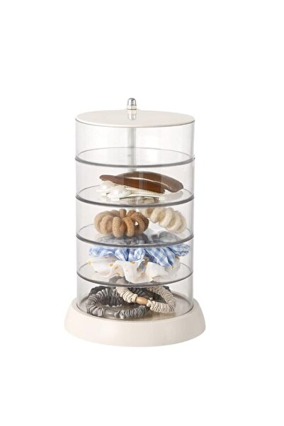 Generic Brand Clear Rotable Box, 5 Layers Jewelry Storage Box With Lid, Easy ...