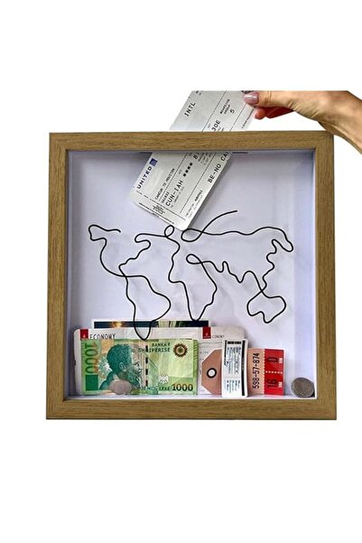 Generic NMVB Adventure Archive Box, Travel Adventure Archive Shadow Box, Wood...