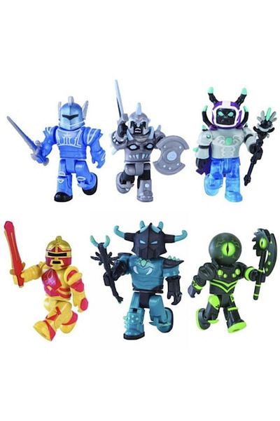 MBong Set 6 Figurine Si Accesorii Roblox, Champions of Roblox, Mbong®, 7-8 cm