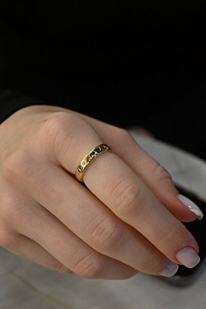 Store Joy renkli taşlı yüzük