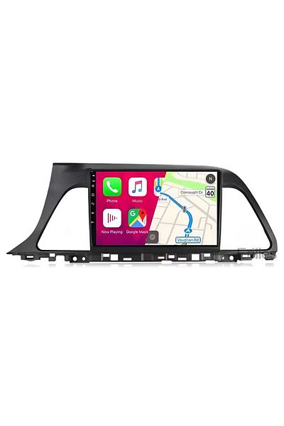 Hyundai Android screen for Hyundai Sonata 2015-2018 (RAM 4 - Memory 64) supports CarPlay and Android Auto.