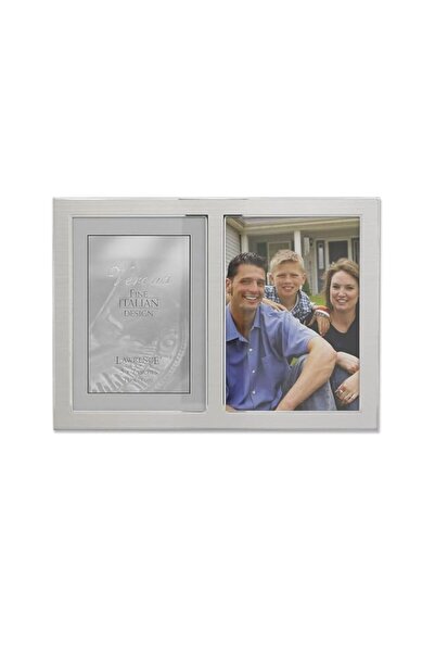 Generic إطار صورة لورانس فريمز ثنائي اللون بفتحة مزدوجة، 5 × 7 بوصة، معدن فضي...
