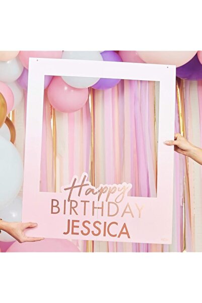 Generic Brand BPA® Rose Gold Foiled Personalised Polaroid Frame, One Size, ‎4...