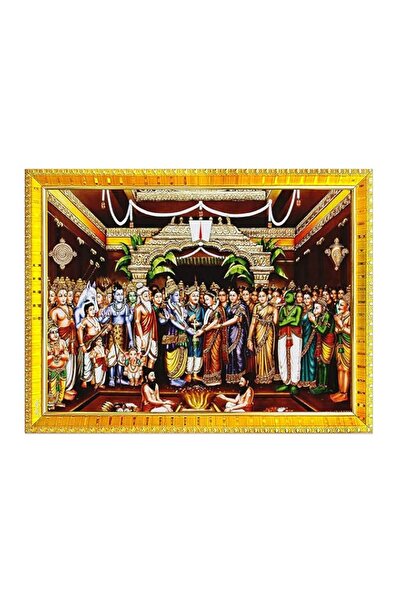 Generic Brand zig zag Srinivasa Kalyanam Photo Frame For Wall / Table / Pooja...