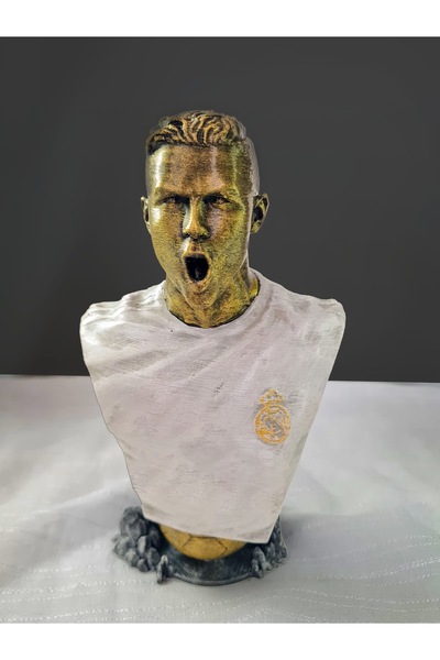 eselya ESELYA3D Cristiano Ronaldo Figür / Real Ronaldo Büst/ Madrid /Futbol/16CM/fanart