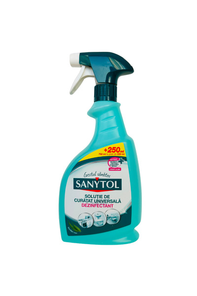 Sanytol soluție de curățare și dezinfectare a suprafețelor, 500 ml