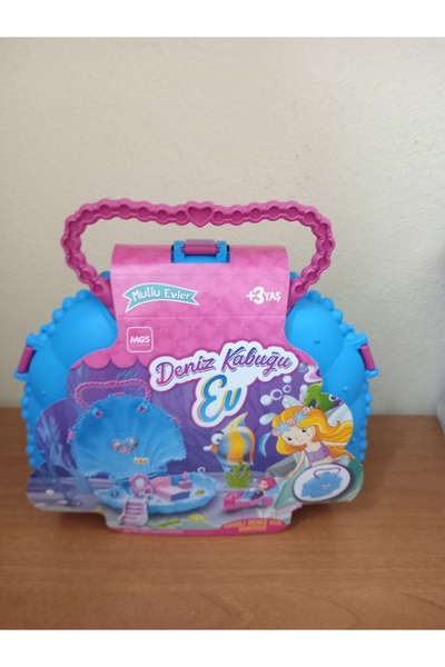 Müjde Tuhafiye Deniz Kabuğu Evim -Mavi