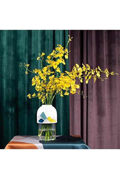 Generic Brand Modern Ceramic & Glass Fusion Vase for Weddings, Luxury Gifts –...