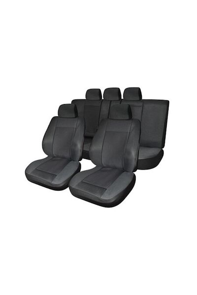 Umbrella Set Huse Scaun Lux Model 3, Negru, 11 Bucati