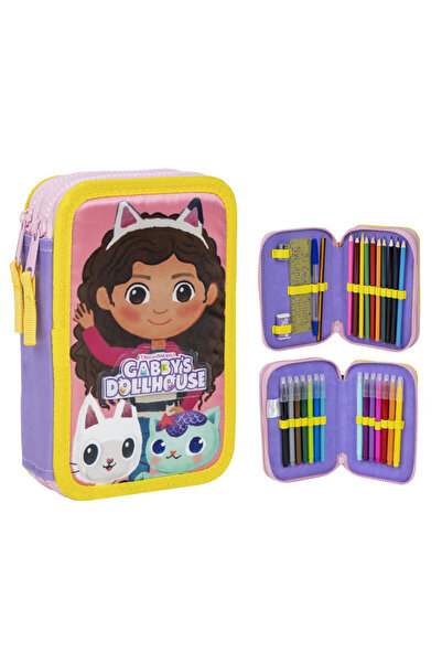 Gabby's Dollhouse Penar Gabby’s Dollhouse cu 2 etaje, complet echipat cu crei...
