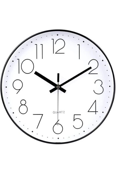 Generic ساعة حائط Joyzzz، ساعة كبيرة تعمل بالبطارية بحركة صامتة، ديكور حائط ع...