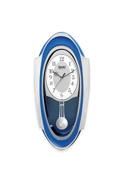 Generic ساعة أجانتا الموسيقية والبندولية (زرقاء، 1627)، 50.7 سم × 24.9 سم × 7...