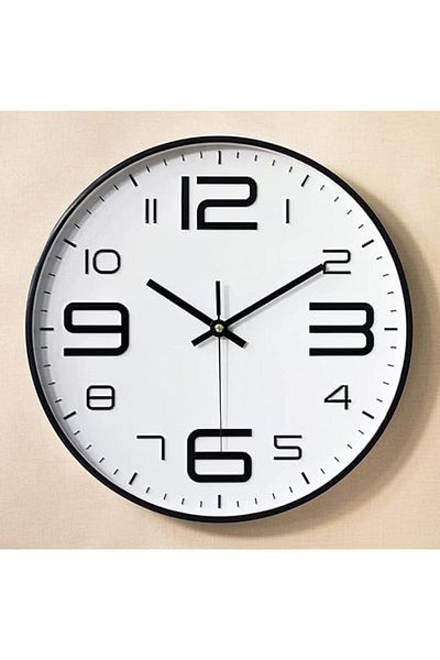 Generic BestQ 12" Wall Clock Silent Non Ticking Quartz Clocks Easy to read Digital Wall Clocks for Bedroom