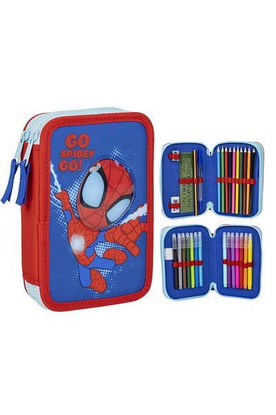 SPIDERMAN Penar cu două niveluri, umplută cu păianjen