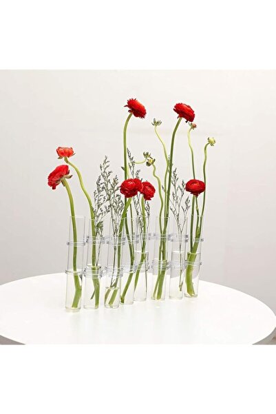 Generic مزهرية من الزجاج الكريستالي من ياردوي، أواني زهور، حوض نباتات مكتبي، ...