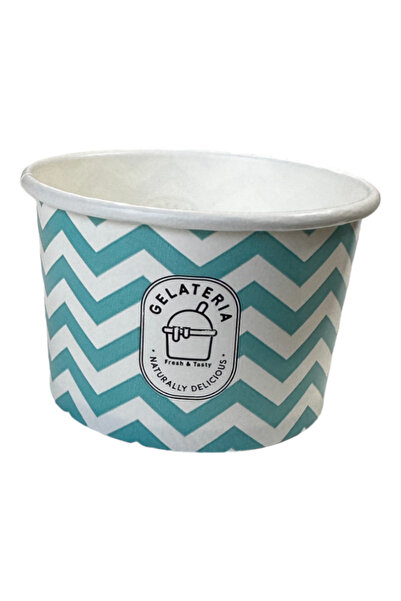 Horeca Trading Distribution Cupă pentru înghețată 5oz albastră, set de 50 de ...