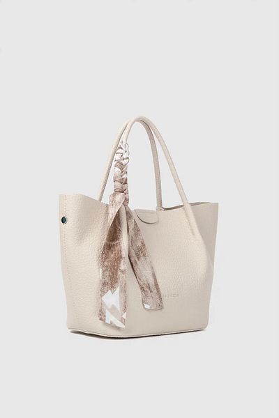 MORCA Women's Long Strap Handbag Beige