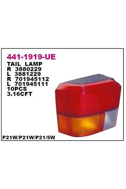 Depo TRANSPORTER 1991-2004 T4 ARKA STOP LAMBASI SOL