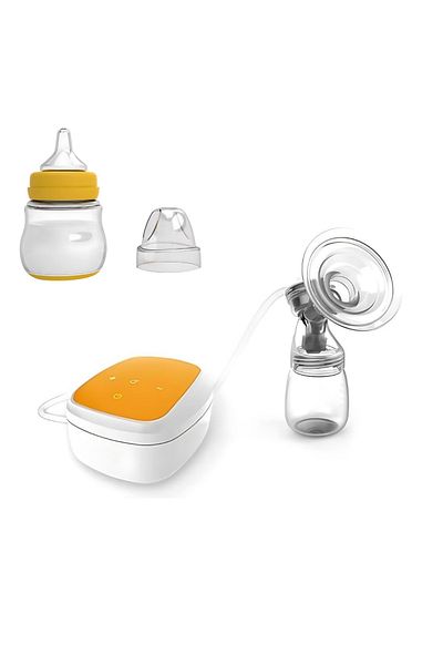 MNS Electric Breast Pump, 2 Modes, 5 Power Levels, LCD Screen, Anti‑Backflow System