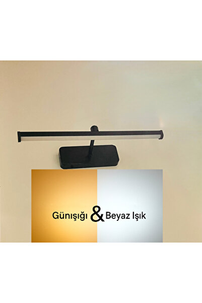gaziantepavize Zümrüt Flüt Siyah Kasa Günışığı - Beyaz Işık (Çift Renkli) Led...