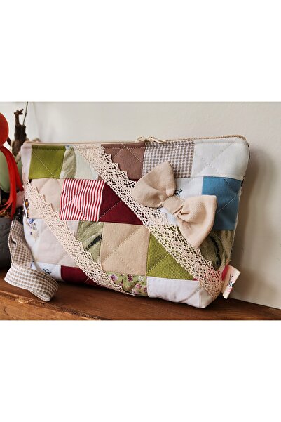 myyasminhome El Yapımı, Patchwork El Çantası %100 Handmade