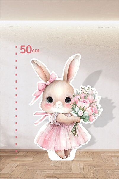 neşeli günlerim Pembe Çiçekli Tavşan Pink Konsept | Tasarım | Kapı | Oda | De...