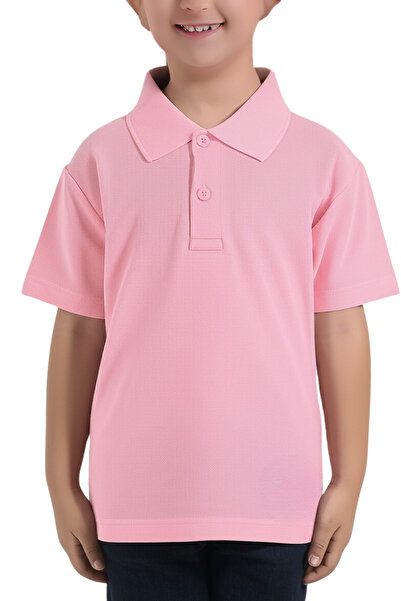 vory Kids Girls Boys Short Sleeve Polo Neck Fabric School T-Shirt Vr.D.K180.Ok.Y01