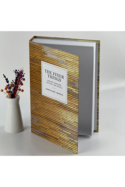 devideko Book-Looking Decorative Box, Nordic Style Book-Shaped Storage Box, Home Decoration