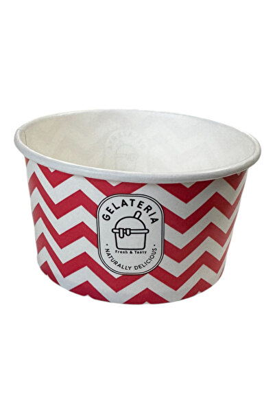 Horeca Trading Distribution Cupă pentru înghețată magenta 170 ml, set de 50 d...