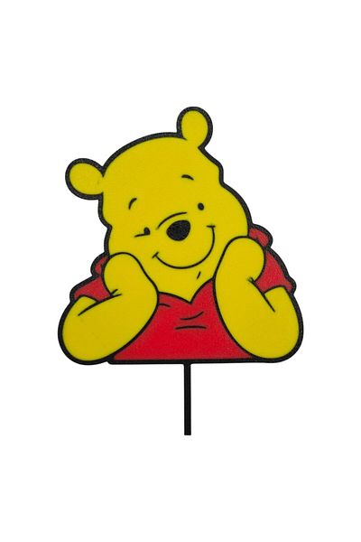 OEM Decor tort Winnie the Pooh, reutilizabil, 15 cm x 11 cm